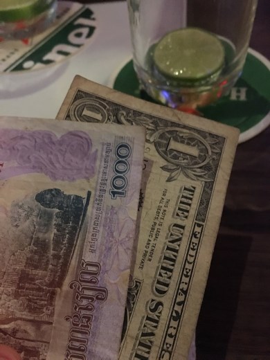 Cambodian Riel and USD