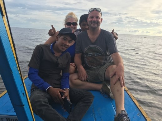 Riverboat driver and guide