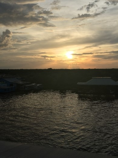 Sunset in the Mekong