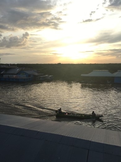 Sunset in the Mekong