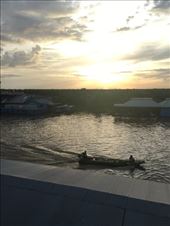 Sunset in the Mekong: by kirmily, Views[247]