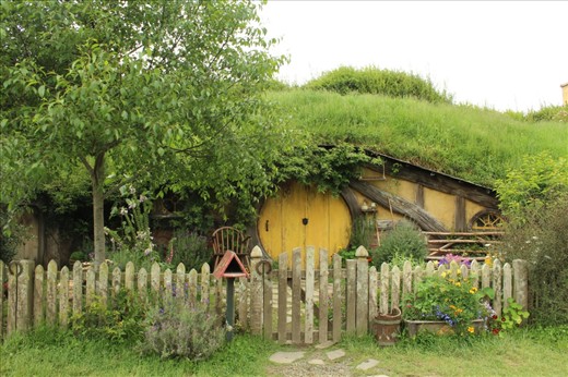 The very first Hobbit whole upon entering the Shire brought excitement to me as I was overjoyed by the detail and natural wildlife surrounding the cozy yet petite built in home.