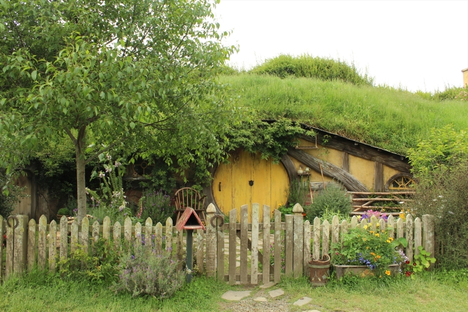 The very first Hobbit whole upon entering the Shire brought excitement to me as I was overjoyed by the detail and natural wildlife surrounding the cozy yet petite built in home.