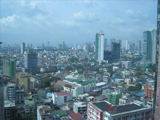 Manila view from our hotel
