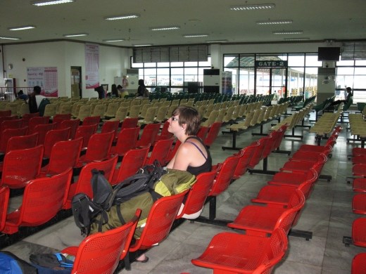 waiting for the ferry to Sabang