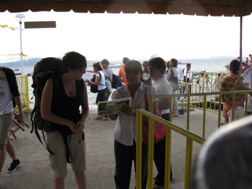 K arriving in Sabang 