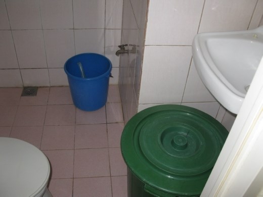 buckets for flushing-no water 10-3 daily