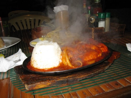 my first Sabang meal-Sizzling Shrimp...delicious!