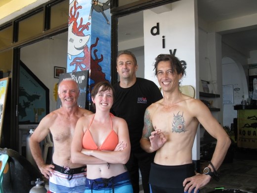 K & I with our Aussie instructors- great guys