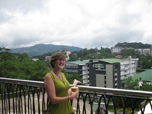 K overlooking University of Cordilleras in Baguio