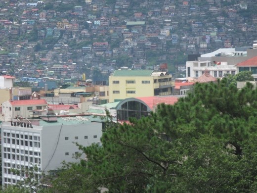 Baguio view from the Mall