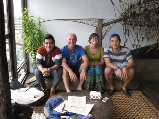 Chris and Matt (from Manaila and Cebu City) who we met and chatted with for 2 hours at Oh My Gulay 