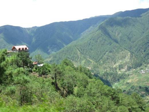 nice home on the mountainside