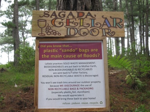 lots of signage during our search to find the infamous Cellar Door