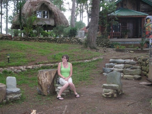 K at Cellar Door #1. Beautiful hut and house