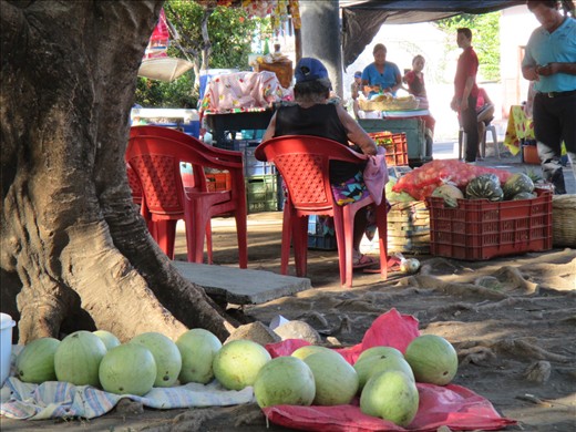 Central park of Altegracia, Isla Ometepe