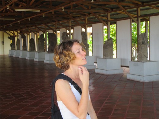 Checking out a local museum, Granada