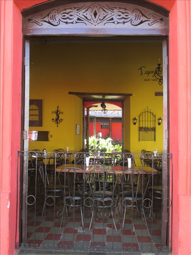 Typical Leon bar with patio