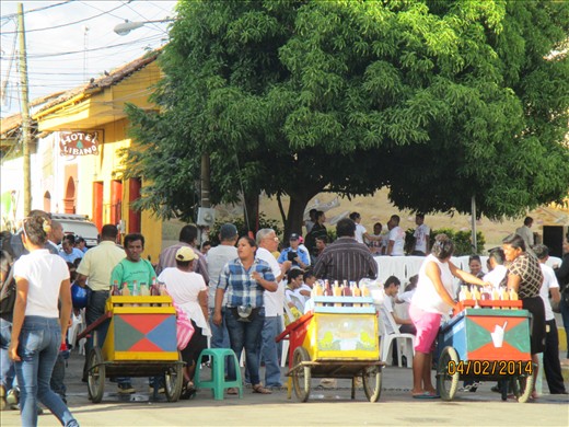 Street vendors, Leon 