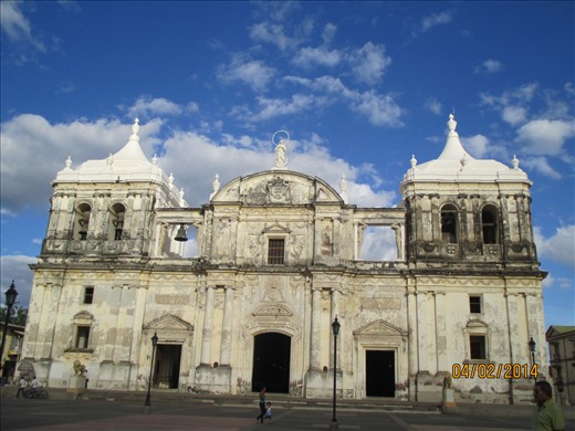 Pride of Nicaragua: the Cathedral in Leon. 