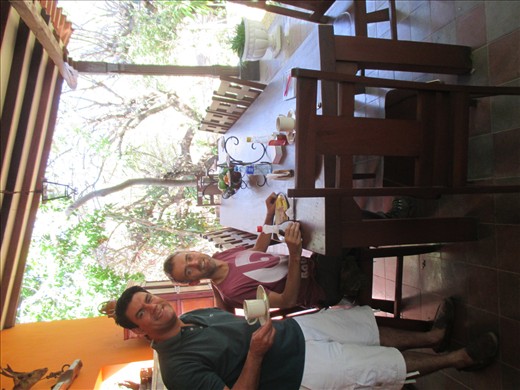 With Axel, the wonderful owner of the Rancho de los Alpes