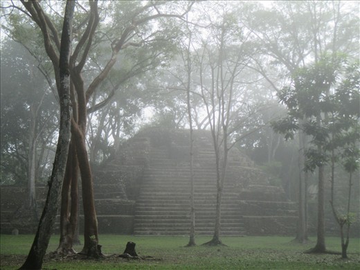 Cahal Pech Mayan ruins, main temple
