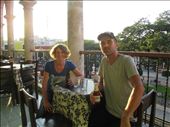 Sunset drinks at Campeche town square: by kirstenvelthuis, Views[159]