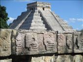 Temple of skulls, Chichen Itza: by kirstenvelthuis, Views[173]