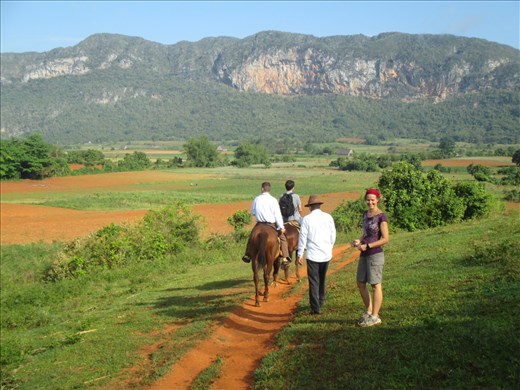 A walk in the countryside at Vinales