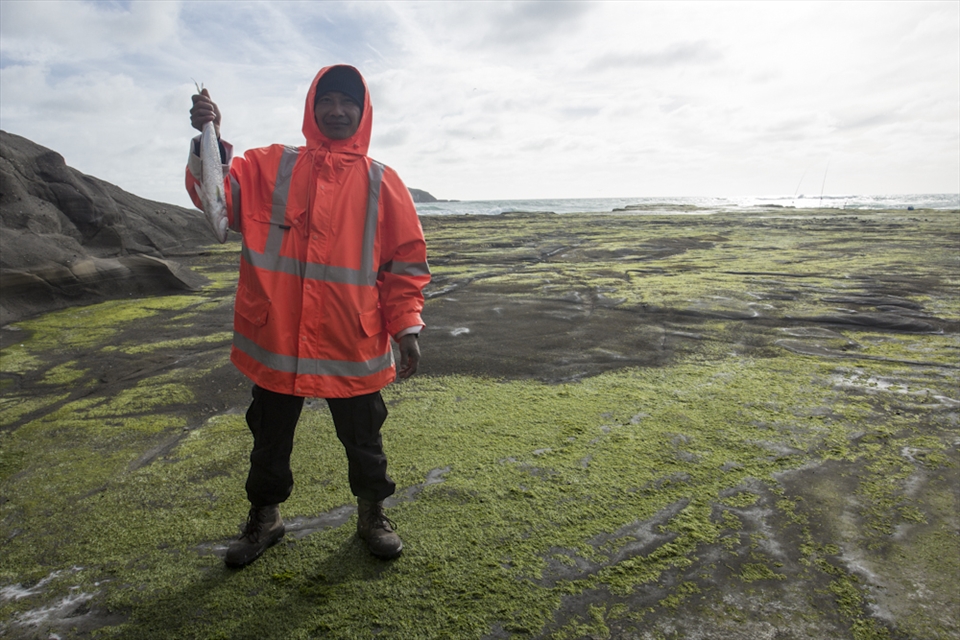 I ask Chit what he does with all the fish he catches? 