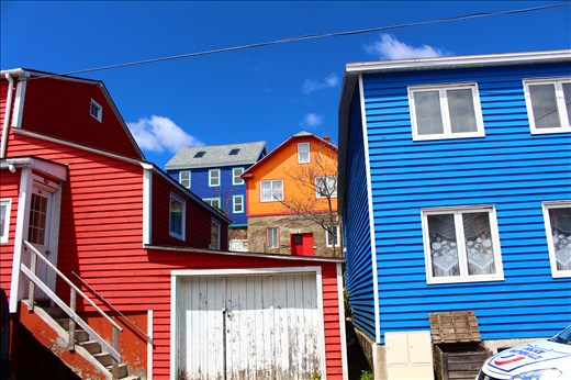 Colourful homes of Saint-Pierre