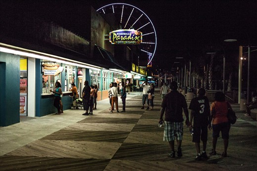the ferriswheel is one of the symbols of myrtle beach.