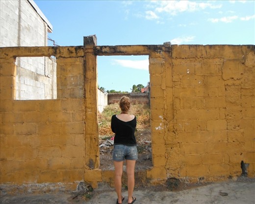 Many homes in Granada await repair following the end of the Contra War in 1990.