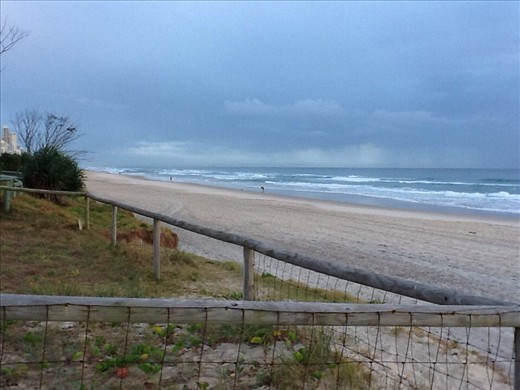 6am. Showers in the distance