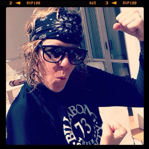 Guess who ripped the white wash....this girl. Post surf celebration