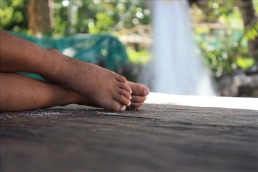 Today They Rest - son of a fisherman taking his afternoon 