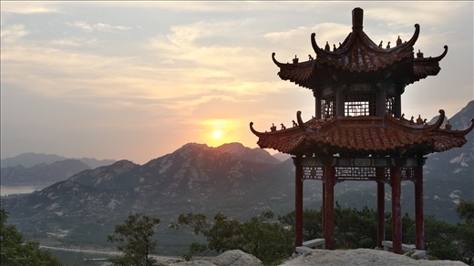 Sunrise from the temple