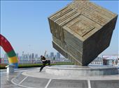 Demonstrating my kung fu superpowers at Yangma Island: by korric, Views[1263]