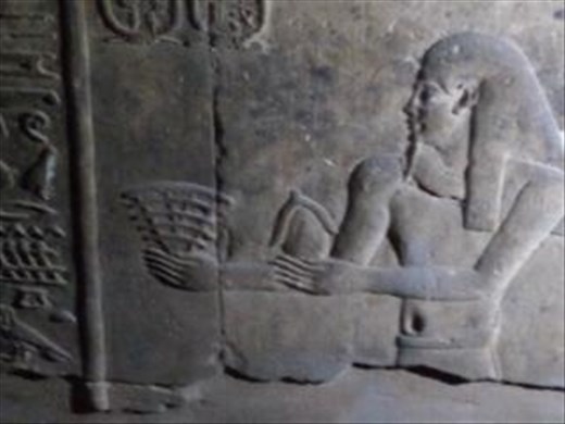 Horus presenting the gift of wifi to humanity