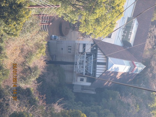 Up up up we go! (In a gondola)