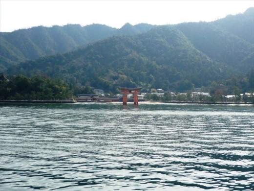 Approaching the island