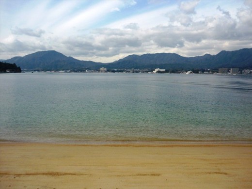 Sadly too cold for a swim