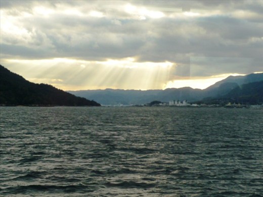 Lovely seascape for the ferry-ride back