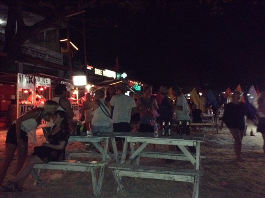 Haad Rin beach, just a normal night but still hectic!