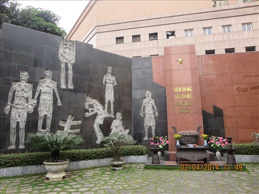 Hanoi Hilton aka Hoa Lo Prison- monument to survivors