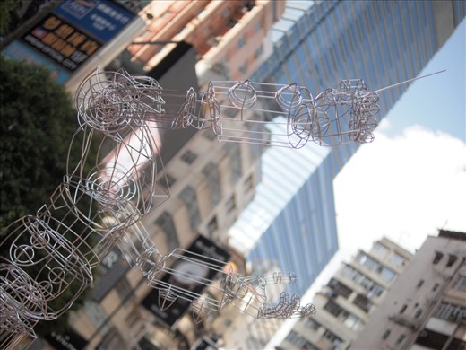 Street musician in the urban