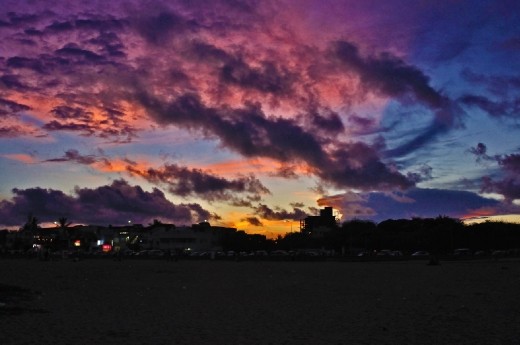 Sunset at Elliots beach