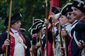 The First Virginia Regiment of the Continental Line, “a Revolutionary War living history reenactment group,” prepares for the military drill on the Bowling Green, the centerpiece of the Independence Day celebration at Mount Vernon. They are wearing layers upon layers of dark wool--insanity in hot and humid Virginia summer--yet seem to enjoy themselves immensely.: by kristinahandy, Views[1211]
