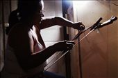 Marta often spends her evenings at home cheerfully weaving in the traditional Br: by kristymulcrone, Views[325]
