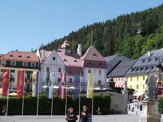 central sq. Maria Zell village